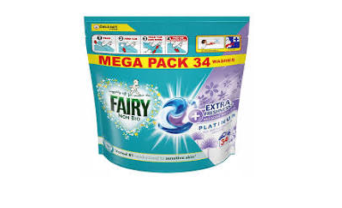 Fairy Silk Tree Blossom And Jasmine Laundry Capsules 34 Pods